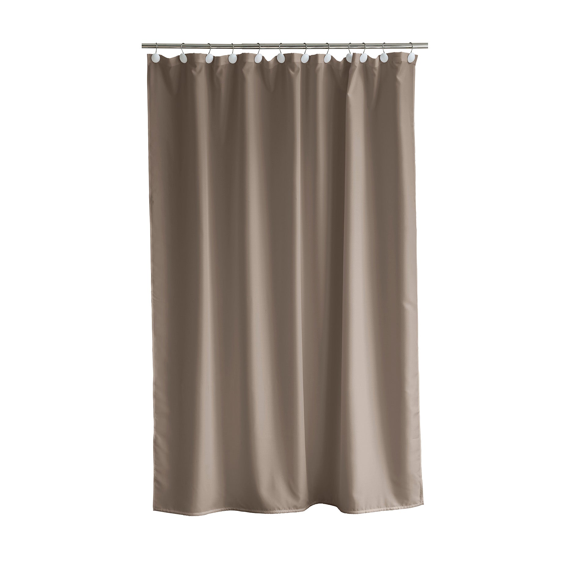 Comfort badeforhæng 180x220 cm taupe